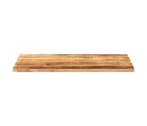 Tablero de mesa rectangular madera mango rugosa 110x60x2,5 cm