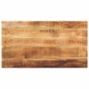 Tablero de mesa rectangular madera mango rugosa 120x60x1,5 cm