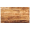 Tablero de mesa rectangular madera mango rugosa 120x60x2,5 cm