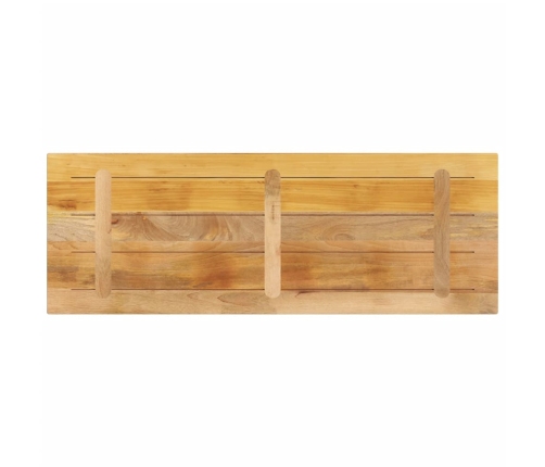 Tablero de mesa rectangular madera maciza mango 140x60x2,5 cm
