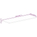 Tablero de mesa rectangular madera maciza mango 140x60x2,5 cm