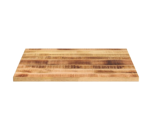 Tablero de mesa cuadrado madera maciza de mango 80x80x1,5 cm