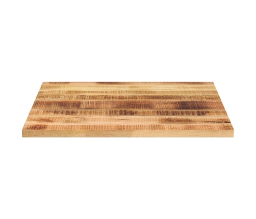 Tablero de mesa cuadrado madera maciza de mango 80x80x2,5 cm