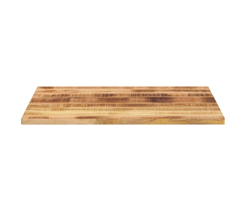 Tablero de mesa rectangular madera mango rugosa 90x80x2,5 cm