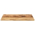 Tablero de mesa rectangular madera mango rugosa 90x80x2,5 cm