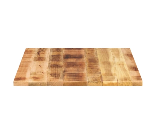 Tablero de mesa rectangular madera mango rugosa 90x80x2,5 cm