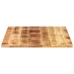 Tablero de mesa rectangular madera mango rugosa 90x80x2,5 cm