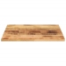 Tablero de mesa cuadrado madera maciza rugosa mango 90x90x2,5cm