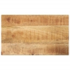 Tablero mesa rectangular madera maciza mango rugosa 40x20x3,8cm