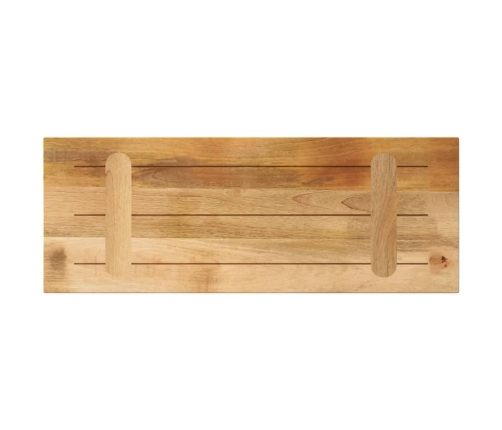 Tablero de mesa rectangular madera mango rugosa 90x20x3,8 cm