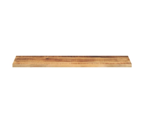 Tablero de mesa rectangular madera mango rugosa 100x20x3,8 cm