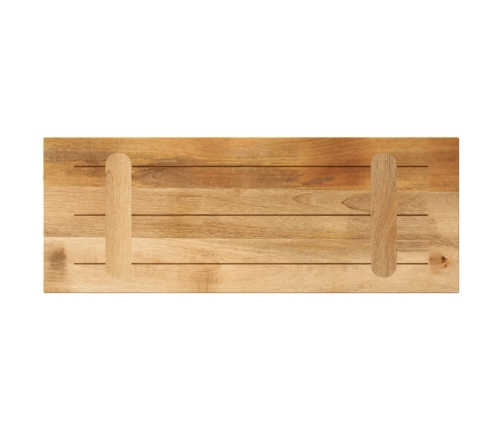 Tablero mesa rectangular madera maciza mango rugosa 70x30x3,8cm