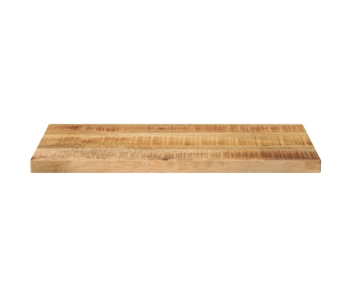 Tablero de mesa rectangular madera mango rugosa 60x40x3,8 cm