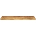 Tablero de mesa rectangular madera maciza rugosa 80x40x3,8 cm