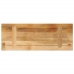 Tablero de mesa rectangular madera maciza rugosa 80x40x3,8 cm