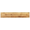 Tablero de mesa rectangular madera mango rugosa 160x40x3,8 cm