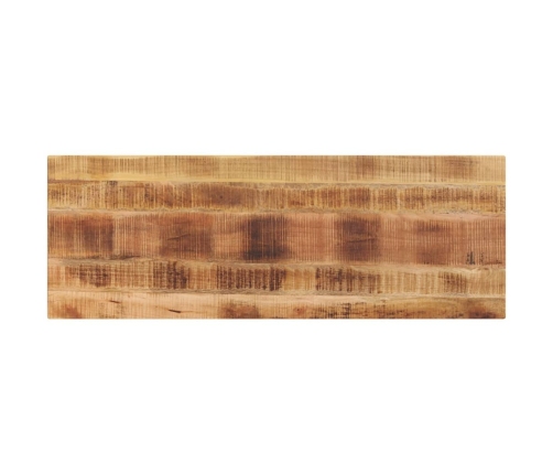 Tablero de mesa rectangular madera mango rugosa 140x50x3,8 cm