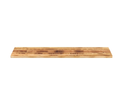 Tablero de mesa rectangular madera mango rugosa 140x50x3,8 cm