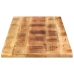 Tablero de mesa rectangular madera mango rugosa 140x50x3,8 cm