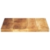 Tablero de mesa cuadrado madera mango rugosa 60x60x3,8 cm