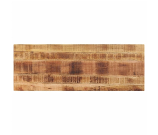 Tablero de mesa rectangular madera mango rugosa 140x60x3,8 cm