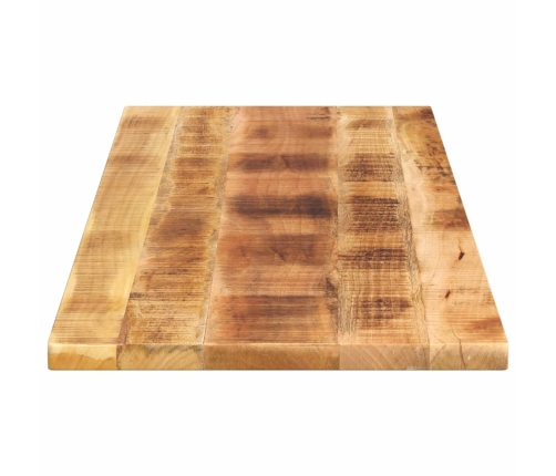 Tablero de mesa rectangular madera mango rugosa 140x60x3,8 cm