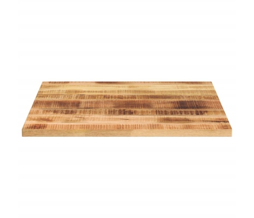 Tablero de mesa cuadrado madera mango rugosa 70x70x3,8 cm