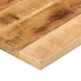 Tablero de mesa cuadrado madera mango rugosa 70x70x3,8 cm