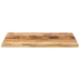 Tablero de mesa rectangular madera mango rugosa 100x80x3,8 cm