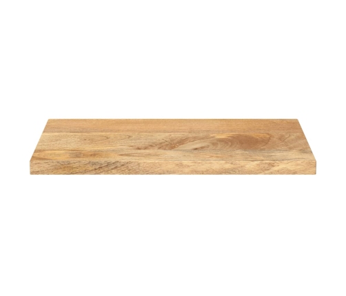 Tablero de mesa rectangular madera maciza mango 40x20x2,5 cm