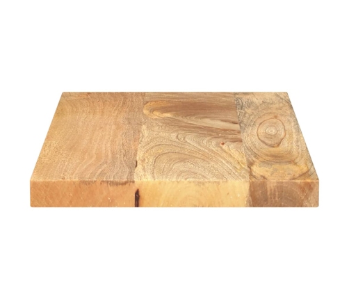 Tablero de mesa rectangular madera maciza mango 40x20x2,5 cm