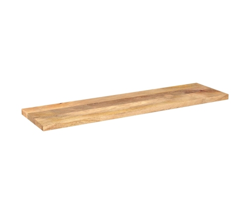 Tablero de mesa rectangular madera maciza mango 100x20x2,5 cm