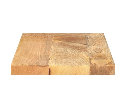 Tablero de mesa rectangular madera maciza mango 50x40x2,5 cm