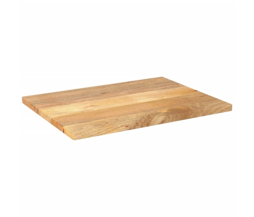 Tablero de mesa rectangular madera maciza mango 70x50x2,5 cm