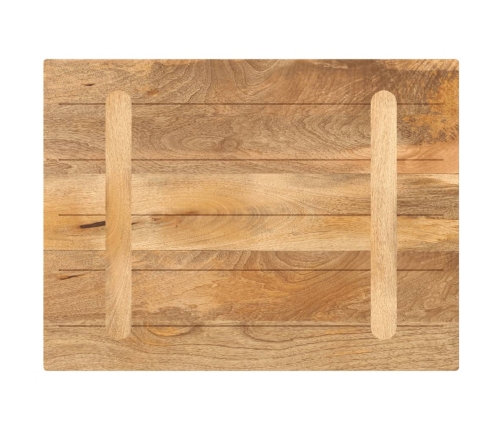 Tablero de mesa rectangular madera maciza mango 70x50x2,5 cm