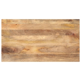 Tablero de mesa rectangular madera maciza mango 100x50x2,5 cm