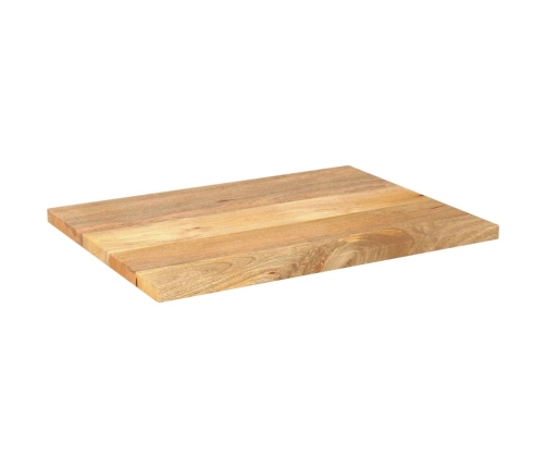 Tablero de mesa rectangular madera maciza mango 70x60x2,5 cm