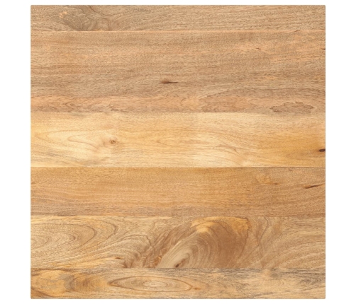 Tablero de mesa cuadrado madera maciza de mango 70x70x2,5 cm