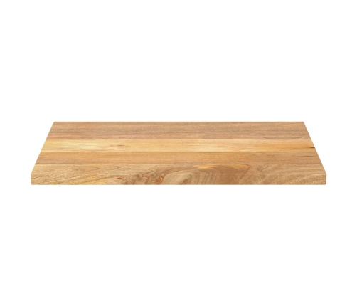 Tablero de mesa rectangular madera maciza mango 80x70x2,5 cm