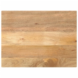 Tablero de mesa rectangular madera maciza mango 90x70x2,5 cm