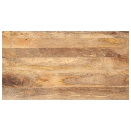 Tablero de mesa rectangular madera maciza mango 120x70x2,5 cm