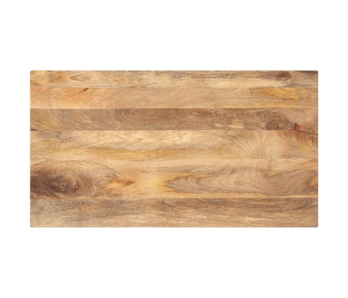Tablero de mesa rectangular madera maciza mango 120x70x2,5 cm
