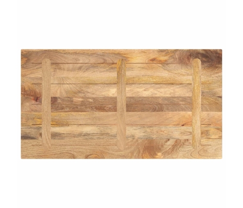 Tablero de mesa rectangular madera maciza mango 120x70x2,5 cm