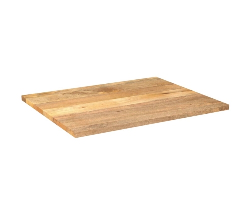 Tablero de mesa rectangular madera maciza mango 110x80x2,5 cm