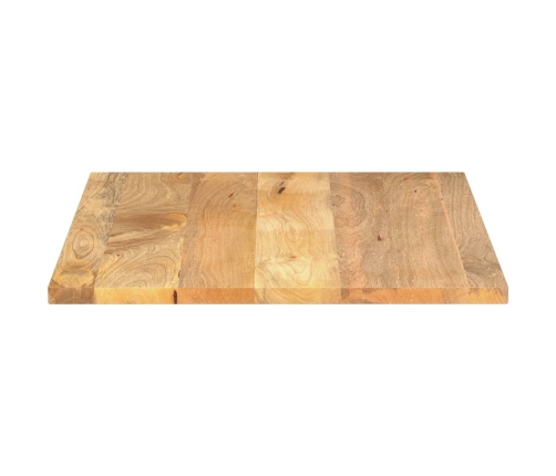 Tablero de mesa rectangular madera maciza mango 110x80x2,5 cm