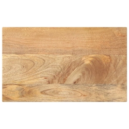 Tablero de mesa rectangular madera maciza mango 40x20x3,8 cm