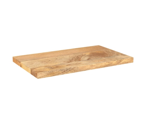 Tablero de mesa rectangular madera maciza mango 50x20x3,8 cm