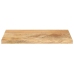 Tablero de mesa rectangular madera maciza mango 60x20x3,8 cm