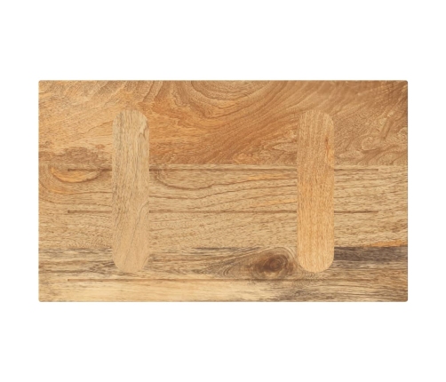 Tablero de mesa rectangular madera maciza mango 50x30x3,8 cm