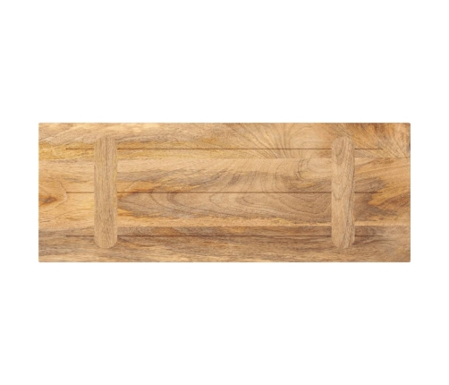 Tablero de mesa rectangular madera maciza mango 80x30x3,8 cm